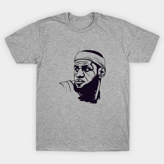 Lebron King James T-Shirt by KOTYA